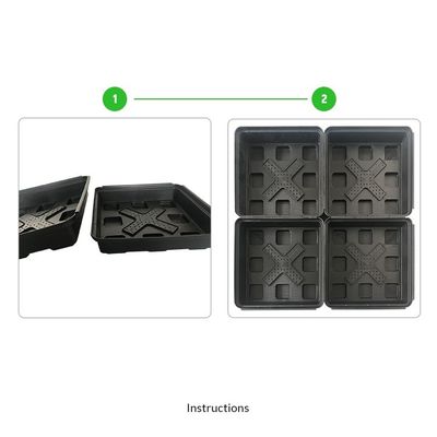 広形 Hdpe 植物 トレイ 屋根 テラス 庭 盆 植える 屋外 増殖器 キット