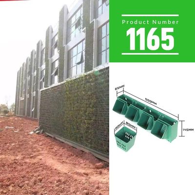 壁に吊るされた花盆植える器 垂直表示のための花/緑の植物