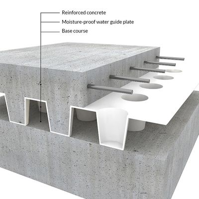 1.5mm カップの高さ モダンデザイン グリーンハウス 屋根排水 膜シート排水板