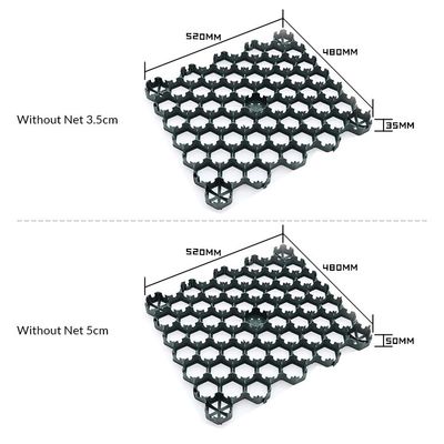 HDPEの芝生を保護する 敷地内地殻格子 草の舗装 模具の舗装 プラスチック草の格子