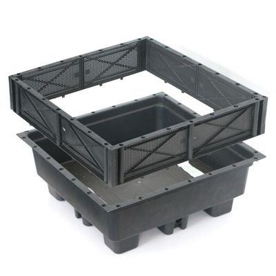 持続可能な植林ソリューションのためのプラスチックスクエアアセンブリグリーン屋根トレイシステム