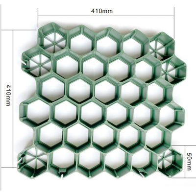 緑色 HDPE 透き通る舗装グリッド