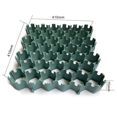 緑色 HDPE 透き通る舗装グリッド