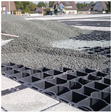 330*330*50MM HDPE ポーラス 草地 舗装 ドライブウェイ 駐車場用 プラスチック 草の格子